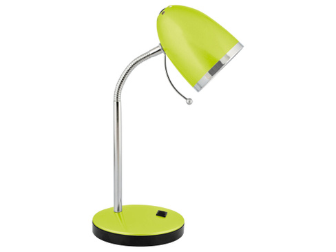 Настольная лампа Camelion KD-308 Зеленый, пластик / Хром