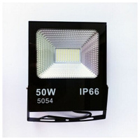 Светодиодный прожектор 12В DC. Мощность 50 Вт. Цвет свечения: холодный белый. IP66. Clever-light