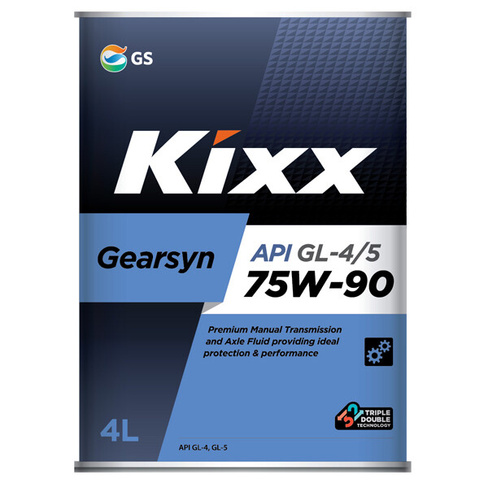 Масло трансмиссионное Kixx Gearsyn GL-4/5 75W-90 (4 л)