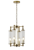 Люстра Crystal Lux TOMAS SP4 BRASS латунь, прозрачный