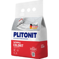 Затирка для швов «PLITONIT» Colorit 2 кг; коричневый