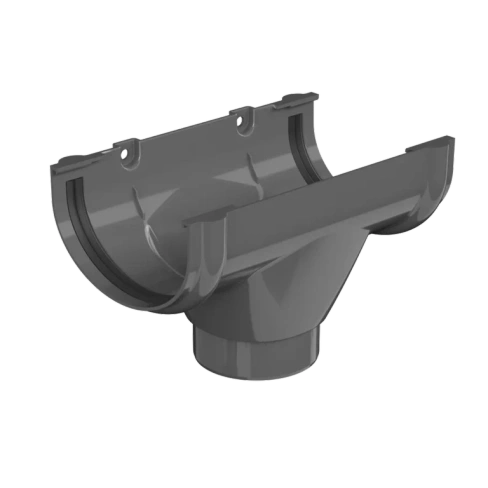 Воронка водосточная Технониколь ПВХ Оптима 120/80 мм, серый