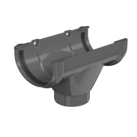 Воронка водосточная Технониколь ПВХ Оптима 120/80 мм, серый