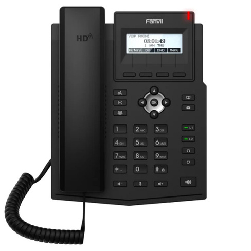 Телефон VoIP SIP Fanvil X1SP, черный