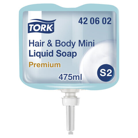 Картридж с жидким мылом-гелем одноразовый TORK Система S2 Premium 0475 л 420602