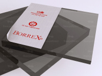Монолитный поликарбонат Borrex (оптима) 6 мм серый 2050*3050