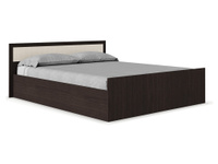 Двуспальная кровать Фиеста Венге / Лоредо, 160х200 см, С реечным основанием