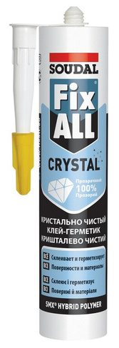 Soudal Fix All Crystal клей-герметик прозрачный 290 мл