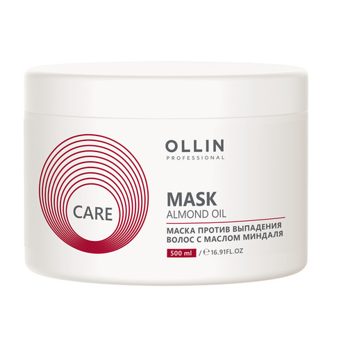 Care Маска против выпадения волос с маслом миндаля, 500 мл, OLLIN OLLIN Professional