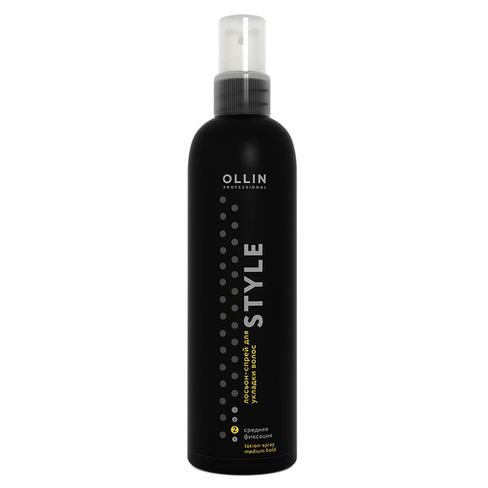 Style Лосьон-спрей для укладки волос средней фиксации, 250 мл, OLLIN OLLIN Professional
