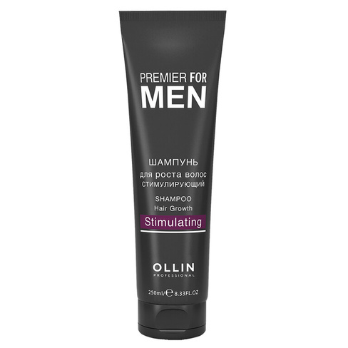 Premier for Men Шампунь мужской для роста волос стимулирующий, 250 мл, OLLIN OLLIN Professional
