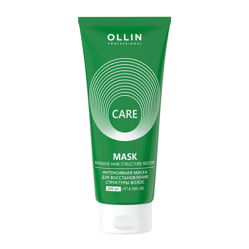 Care Интенсивная маска для восстановления структуры волос, 200 мл, OLLIN OLLIN Professional