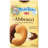 Печенье Mulino Bianco Abbracci, 350 г, кунжут, какао