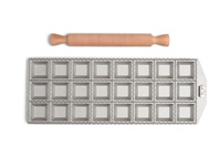 Форма для равиоли - пельменница Marcato Classic Ravioli Tablet 24, квадраты 50х50 mm