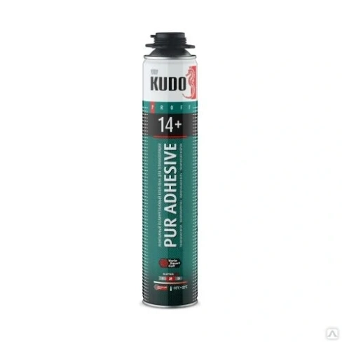 Клей-пена монтажный для теплоизоляции PUR ADHESIVE PROFF 14+