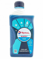 Антифриз TOTAL Glacelf Plus (1 л, концентрат, сине-зеленый)