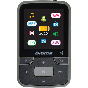 Плеер Digma Hi-Fi Flash Z4 BT 16Gb черный /1.5'' /FM/microSDHC/clip Hi-Fi Flash Z4 BT 16Gb черный /1.5" /FM/microSDHC/cl