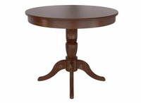 Обеденный стол Консул круглый с царгой раздвижной 80 см