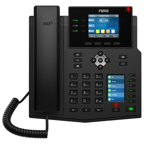 Телефон VoIP SIP Fanvil X4U, черный