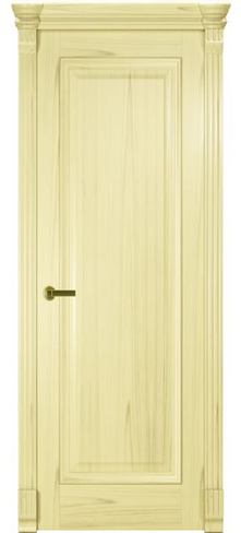 Дверь с капителями межкомнатная Bonaveri Валентия-5 ШБ Ясень слоновая кость