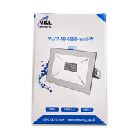 Прожектор LED 10W 6500К 1200Лм белый VLK electric