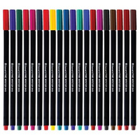 Luxor Набор капиллярных ручек 0.8 мм, 20 цветов, Luxor Fine Writer 045, пластиковая банка GASTRORAG