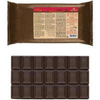Шоколад горький натуральный 72% какао Ariba в плитке 1 кг в подарочной упаковке Master Martini