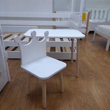 Комплект детской мебели Стол и стул Корона