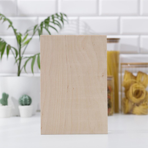 Доска разделочная деревянная доляна, 28×19×0,5 см Доляна
