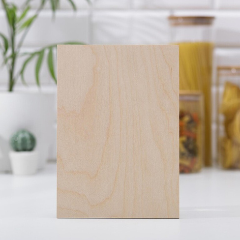 Доска разделочная деревянная доляна, 23×16×0,6 см Доляна