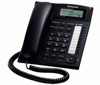 Проводной телефон Panasonic KX-TS2388RUB чёрный