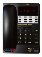 Проводной телефон Russ Русь 28 (версия 2308) NEW 704 черный Элегия