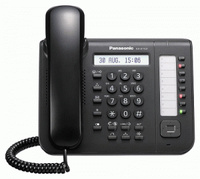 Системный цифровой телефон Panasonic KX-DT521RUB черный